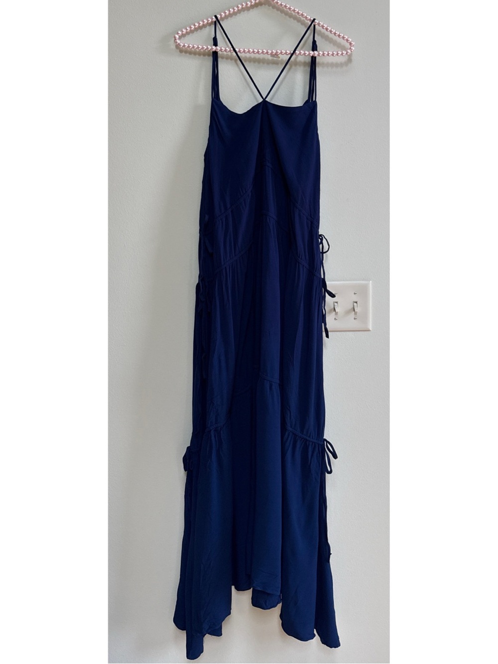 A Loves A Tiered Side Ties Maxi Dress